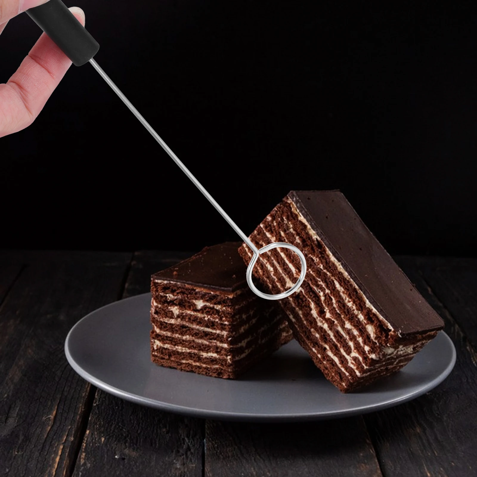 

6Pcs Stainless Steel Fondue Forks Chocolate Dipping Tools Cheese Fruit Dessert Kitchen Gadgets Fruit Fork Cheese Fondue Forks