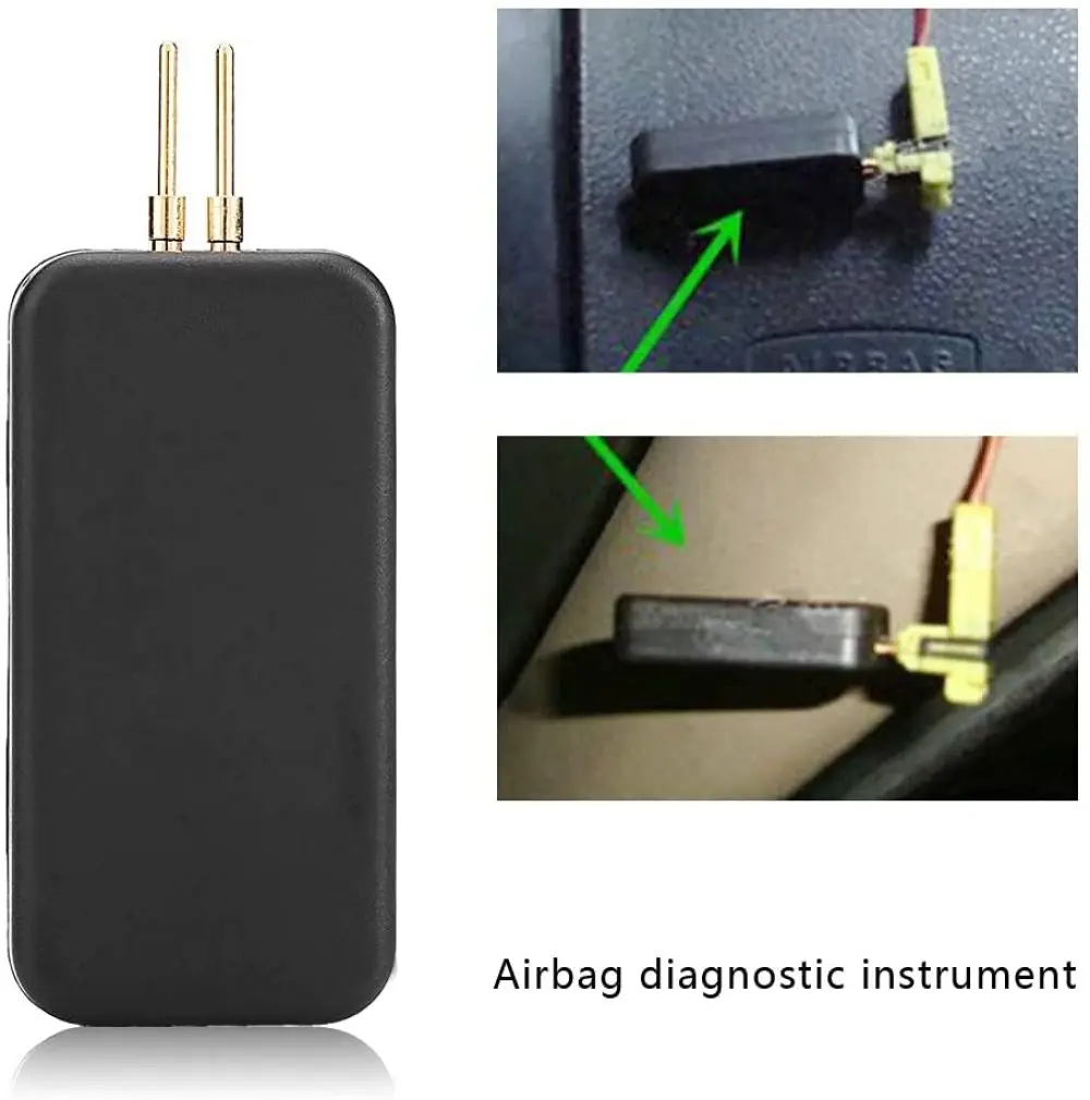 Black Universal Car SRS Airbag Simulator Emulator Resistor Bypass Fault Finding Diagnostic Car Auto Simulator Emulator Resistor