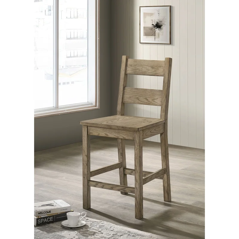 

Cressley Vineyard Oak Counter Chair Pair