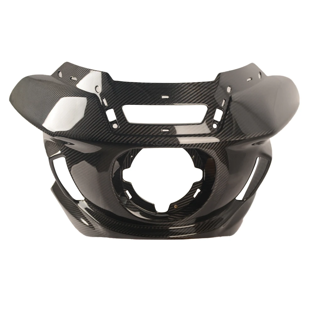 

3K Pure Carbon Fiber Front Headlight Fairing for ST Softail Low Rider ST FXLRST 2022-2025 and Aftermarket ST Fairing