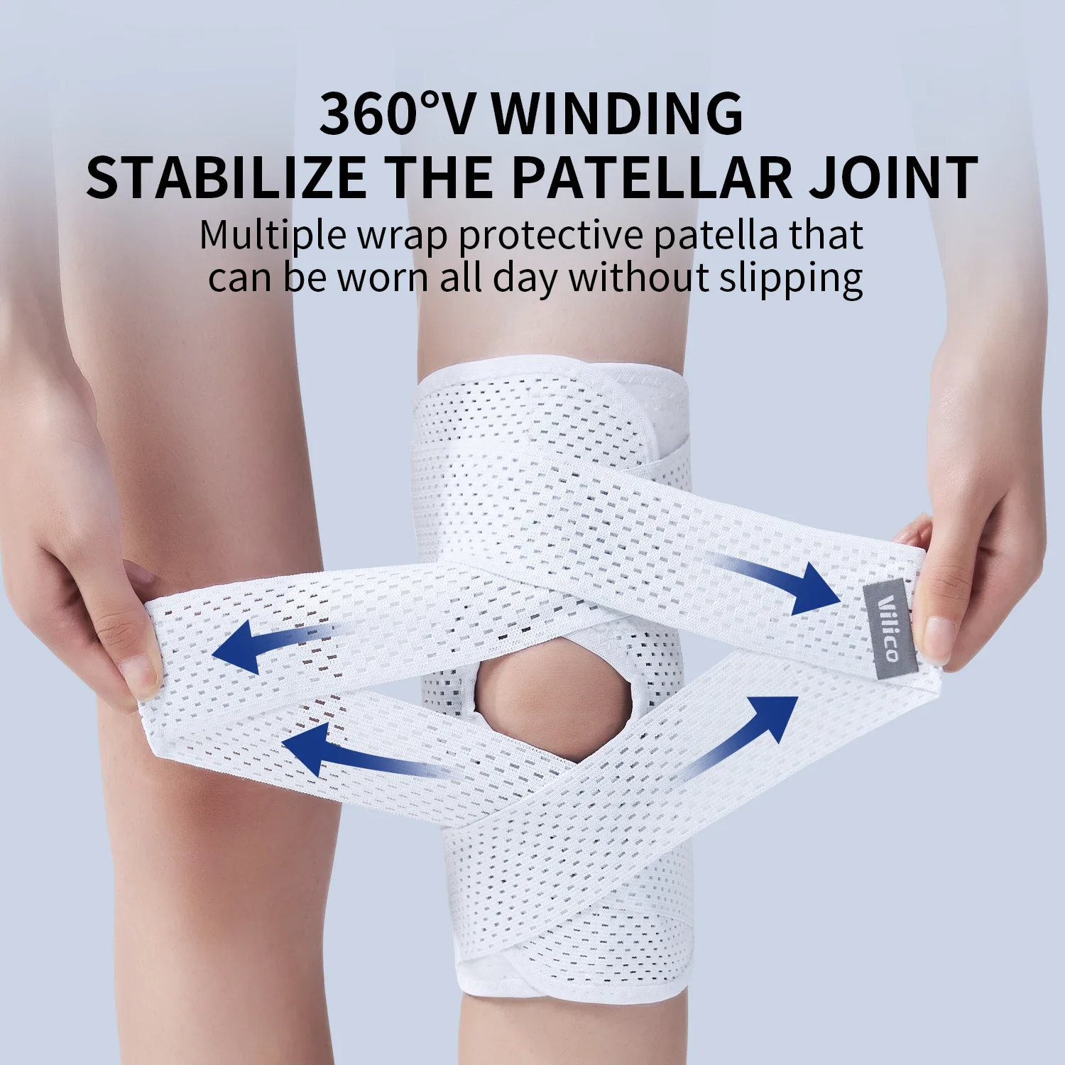 

1PC Fitness Knee Support Patella Belt Elastic Bandage Tape Sport Strap Knee Pads Protector Band For Knee Brace Football