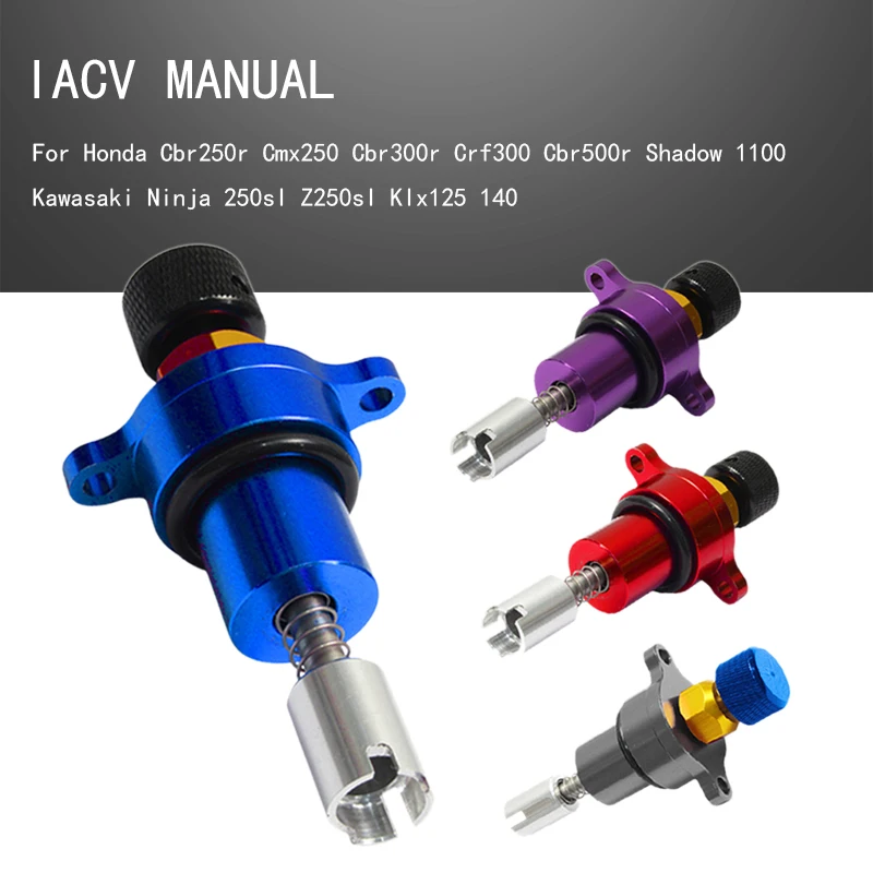 

Idle Air Control Valve Set For Honda Cbr250r Cmx250 Cbr300r Crf300 Cbr500r Shadow 1100 Kawasaki Ninja 250sl Z250sl Klx125 140