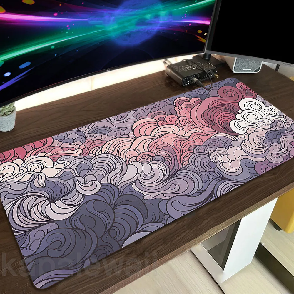 

Office Computer Mouse Pad Japanese Great Off Wave Table Carpet Gaming Speed Keyboard Pads Laptop Desk Mat Gamer Mousepad