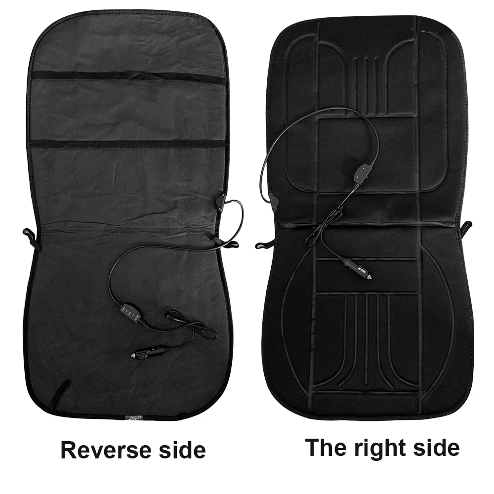 12 فولت ساخنة مقعد السيارة الفانيلا وسادة الشتاء إطالة دفئا مقعد التدفئة اكسسوارات السيارات منصات العالمي السيارات مقعد سخان غطاء #6