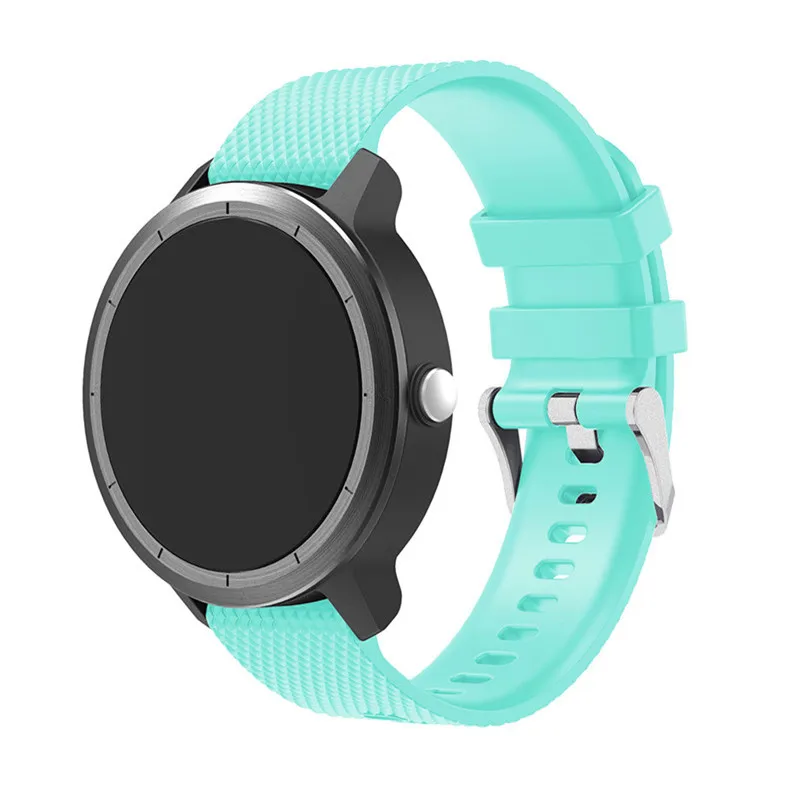 Buntes Weiches Silikon-Ersatzarmband für Garmin Vivoactive3 Vivomove HR Smart-Armband für Garmin Vivoactive 3 Uhrenarmband – Detail 5