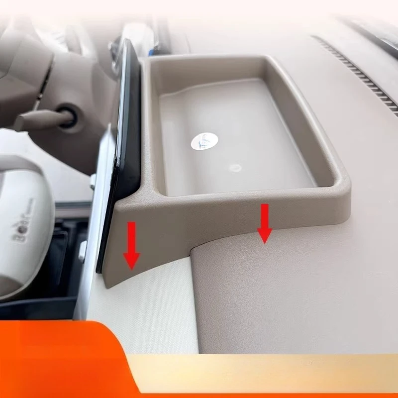Rear Screen Storage Tray & Central Control Tissue Box for Wuling Hongguang MINI 4th Gen Macaron Interior Accessories view 4
