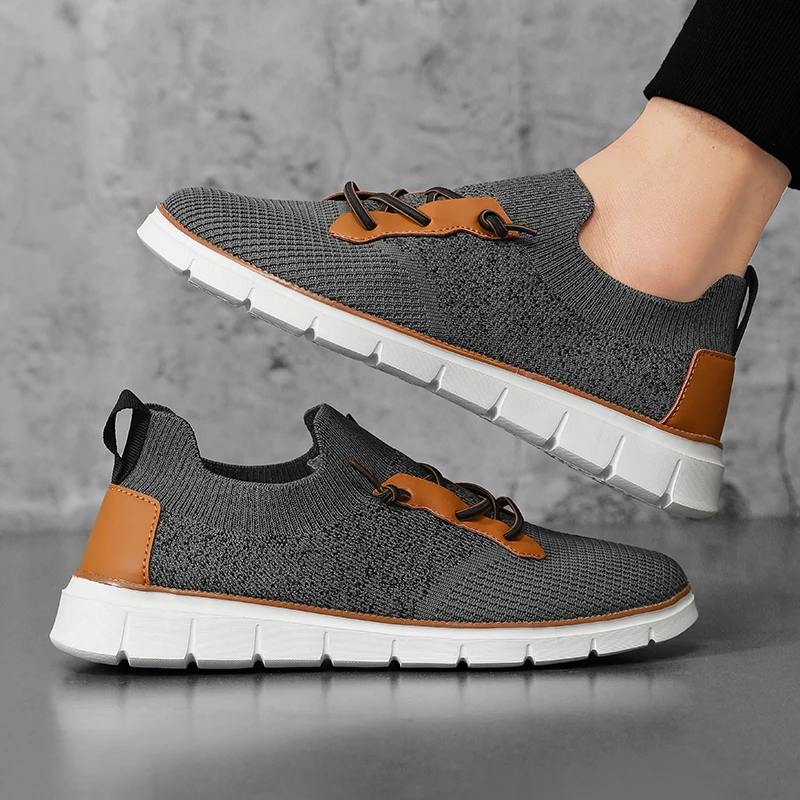 

Men's Summer Comfortable, Breathable and Casual Sports Shoes, Large-sized Soft and Elastic Mesh Shoes