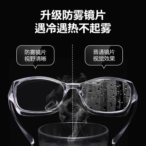 Imagen 2 del producto Gafas húmedas para ojos secos, gafas hidratantes en seco, gafas protectoras húmedas contra la luz azul, gafas protectoras de montura grande