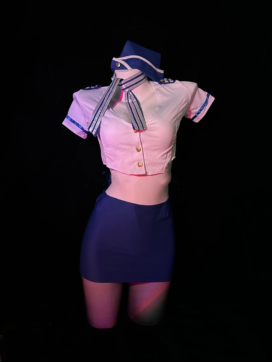 ชุดชั้นในเซ็กซี่สำหรับผู้หญิง4ชิ้นสำหรับใส่ในเที่ยวบินไปคลับชุดสำหรับใส่เล่นบทโป๊สุดสยิวขนาดพลัสไซส์