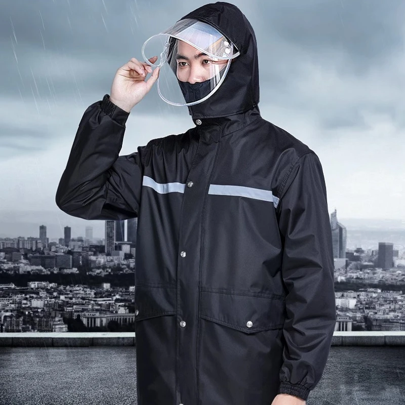 

Плащ, комплект дождевых штанов, электромобиль, езда на вынос, защита от дождя, рыболовный костюм, пончо