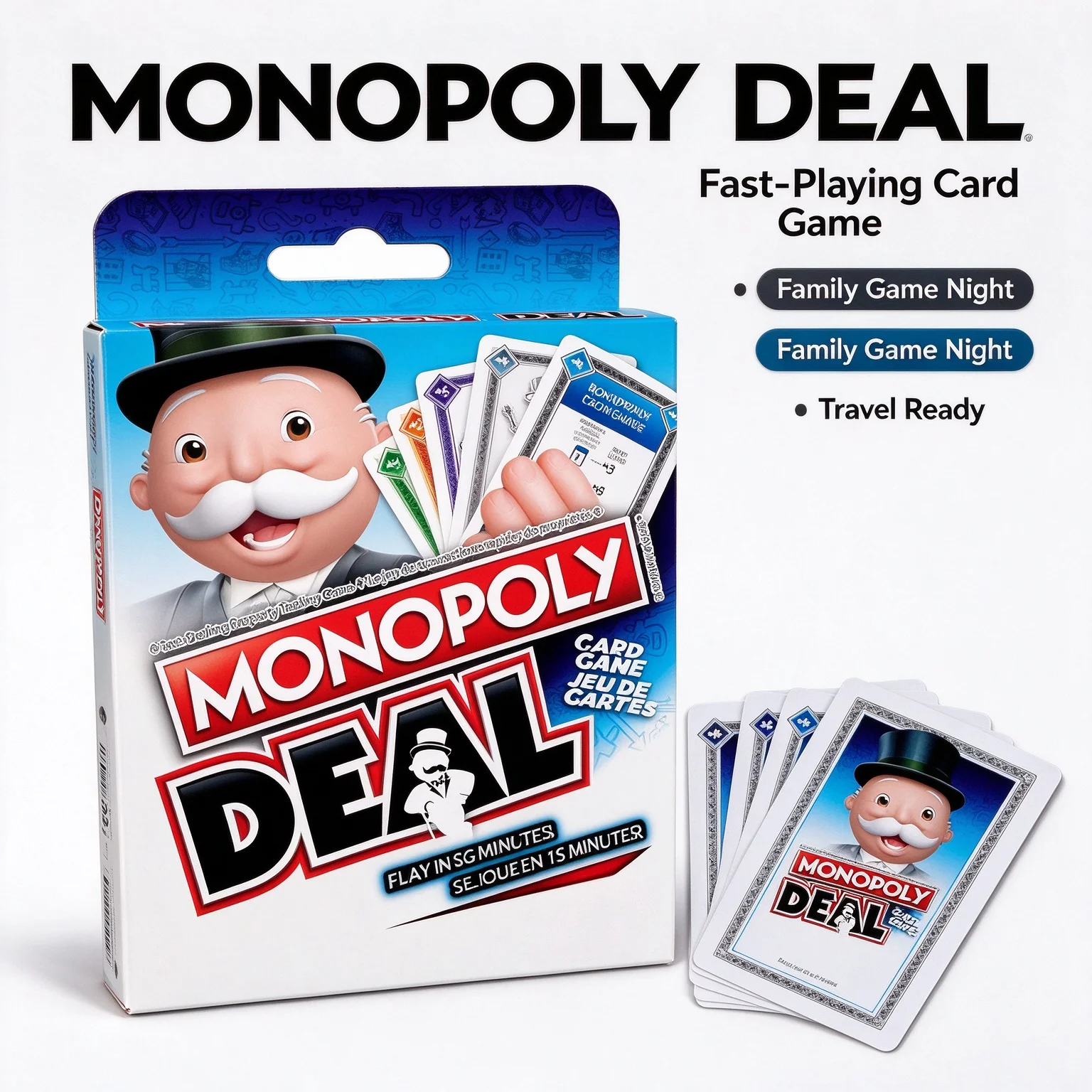 Hasbro Game Monopoly - Hasbro Monopoly Deal Fast Property Trading