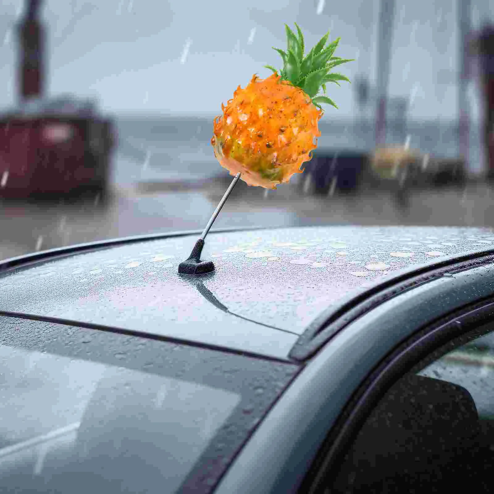 

Car Antenna Decoration Topper Ball Dashboard Auto Fruitella Toppers for Vehicles