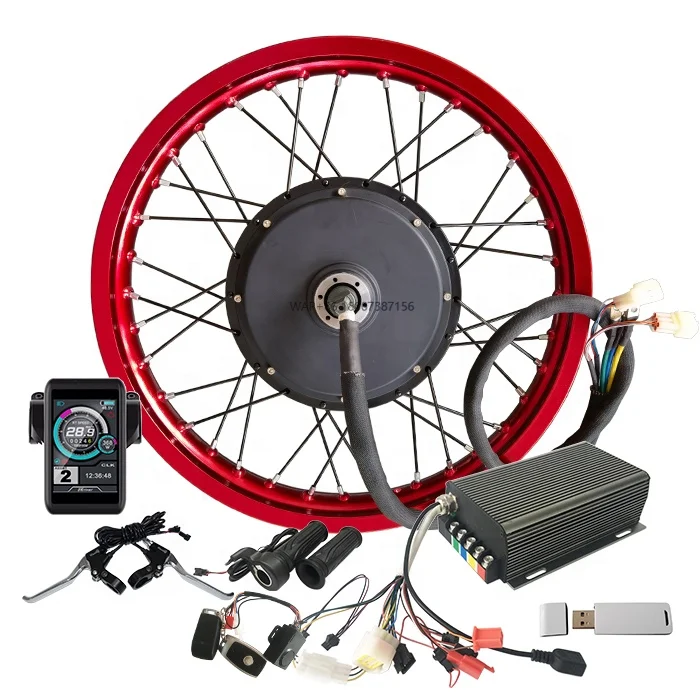 

Kit Eltrico Para Bicicleta 72v 5000w Electric Bicycle/motorcycle Part Conversion Kit