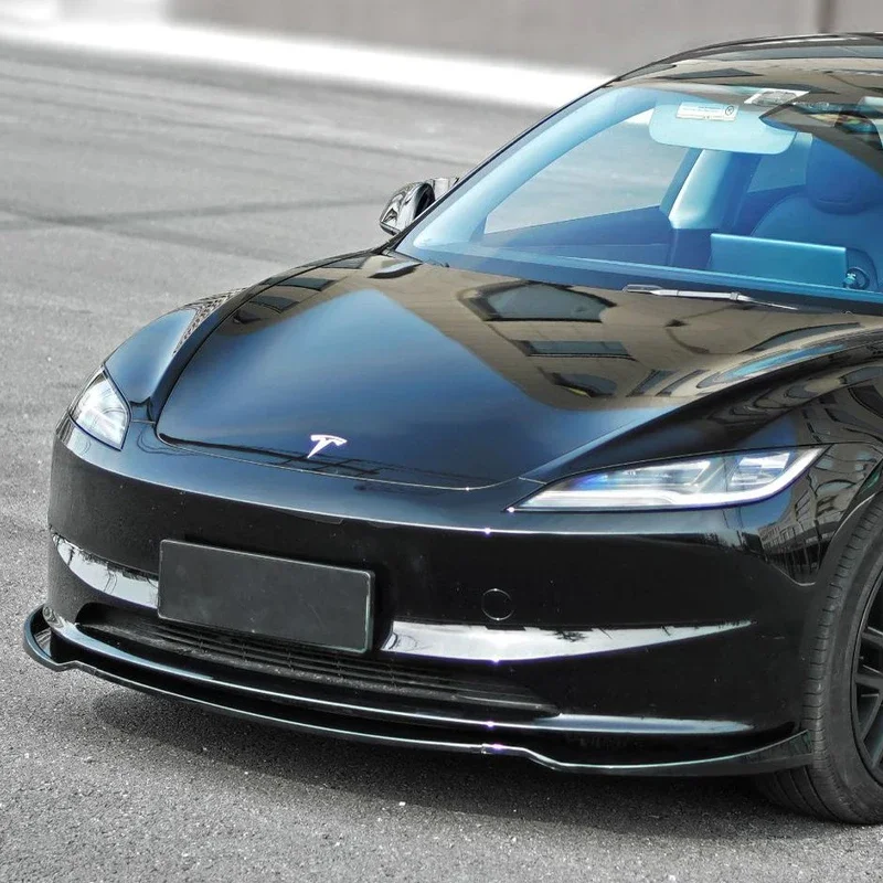 Dla Tesla 2024 highland Model3 Deflektor przedniego zderzaka Osłona podbródka Osłona stylizacji Zmodyfikowany zestaw karoserii Dyfuzor Akcesoria — zdjęcie 5