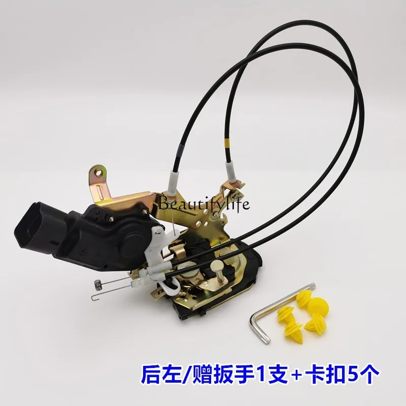 Applicable to front and rear door latcher motor central control lock motor assembly cable