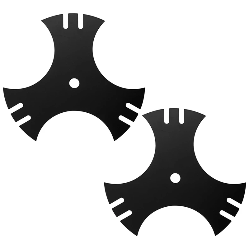 Edger Blade 781-0748 781-0748-0637 For Craftsman Troy-Bilt MTD Lawn Edger - 3-Side 9 Inch Tri-Star Trencher Blade 2 Pack