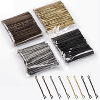 50pcs Women Girls Solid Bobby Pin Hair Clip Casual Curly Wavy Grips Hairstyle Hairpins Styling Hair Accessories 5cm
