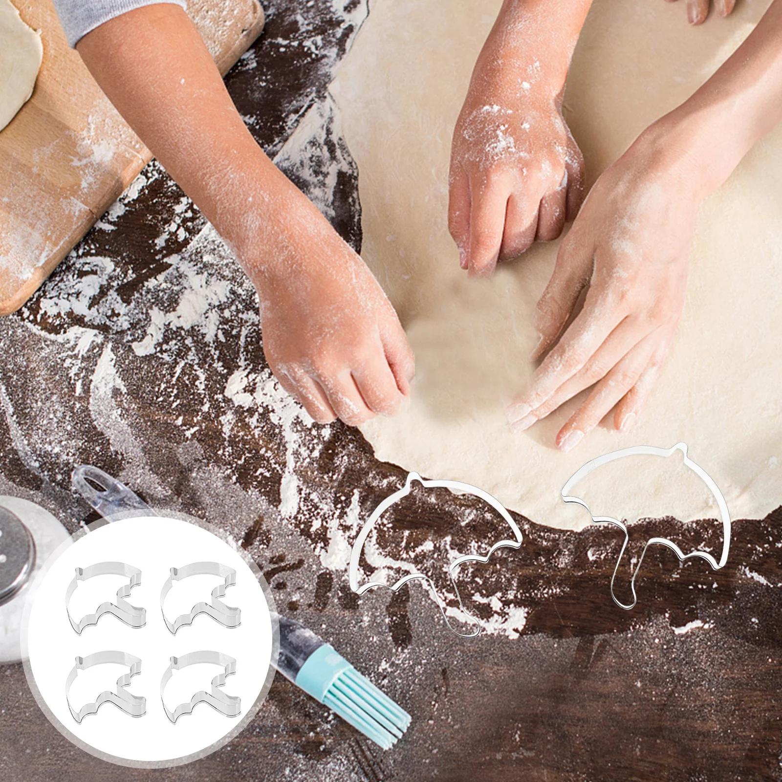 4 шт. форма для выпечки в форме зонтика