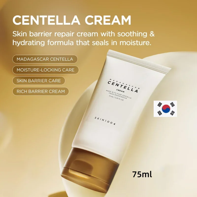Korean Madagascar Centella Cream Facial Moisturizer for Soothing Cream,Hydrating,Strengthening The Skin Skincare Beauty Products