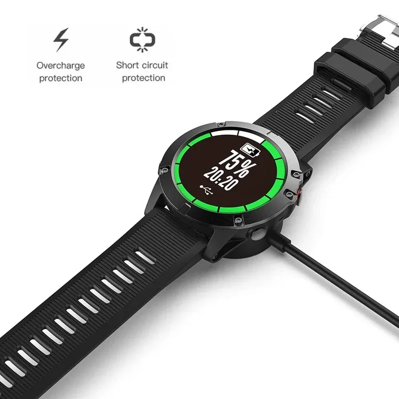 100cm Type-C Fast Charging Cable for Garmin Fenix 8 47 43 51mm 7 7S 7X 6 5 5X Smart Watch Charger Adapter Support Data Transfer