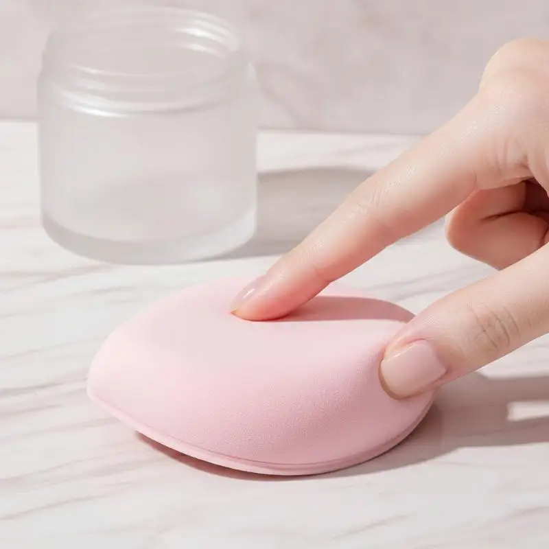 1Pc Marshmallow Air Cushion Powder Puff Super Soft Makeup Sponge Dry Wet Use for All Cosmetic Products