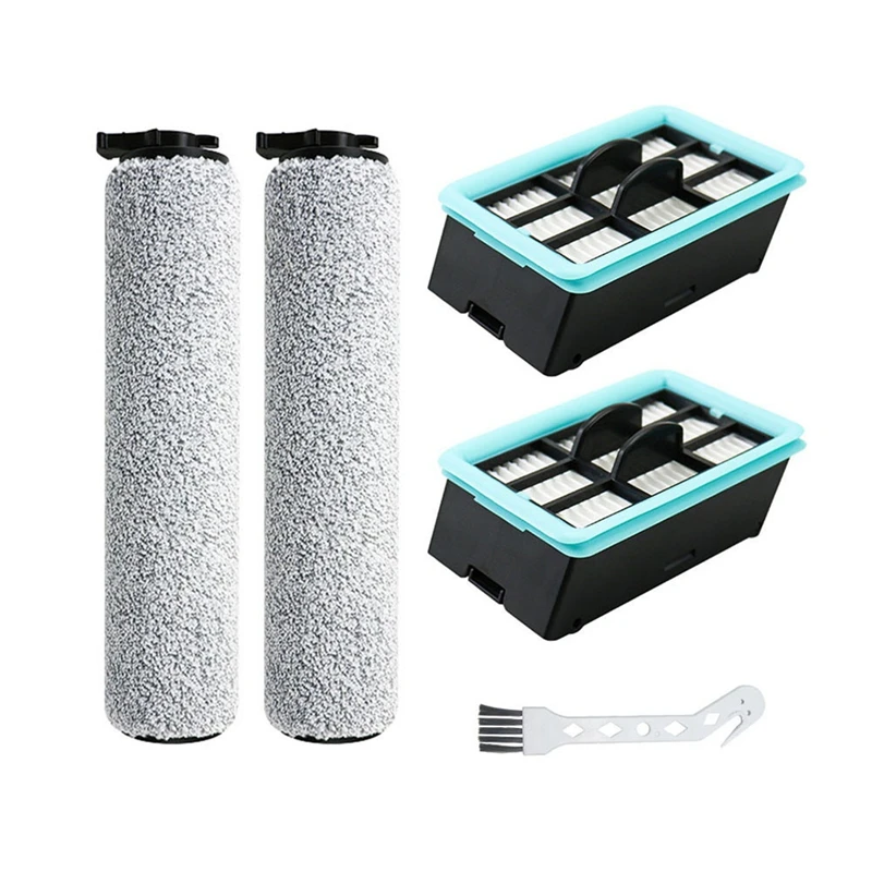 A44F-Hepa Filters Roller Main Brushes For Bissell Crosswave HF2 Crosswave 3845N/3831 Floor Scrubber Vacuum Cleaner