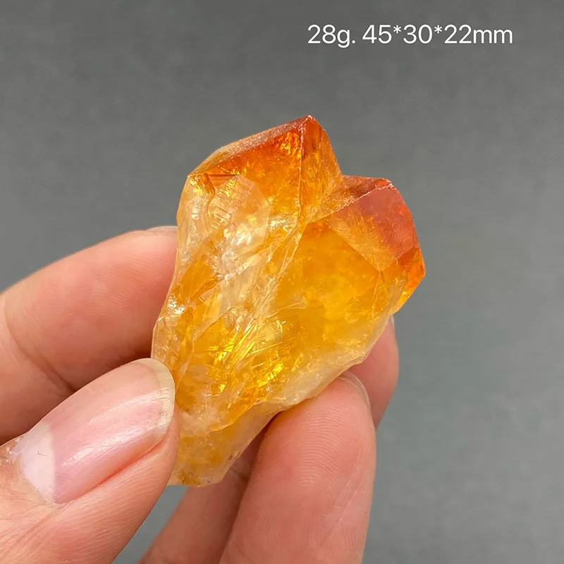 100%  Natural citrine Mineral Specimens Stones and Crystals Healing Crystal from China