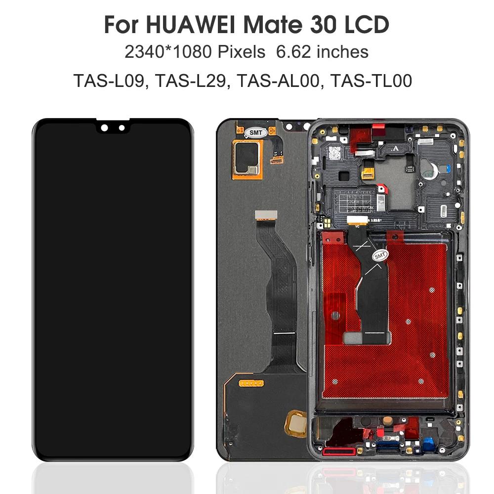 For HUAWEI Mate 30 6.62''For  Mate30 TAS-L09 L29 AL00 TL00 LCD Display Touch Screen Digitizer Assembly Replacement