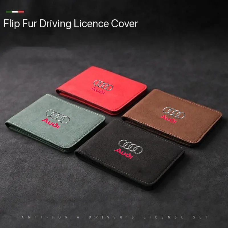 

Car ID Pass Wallet Case Card Holder Driver License Holder for Audi Sline A3 A4 B8 A6 A5 A7 A8 B9 B6 C6 Q3 Q5 Q7 Q8 TT S3 S4 S7
