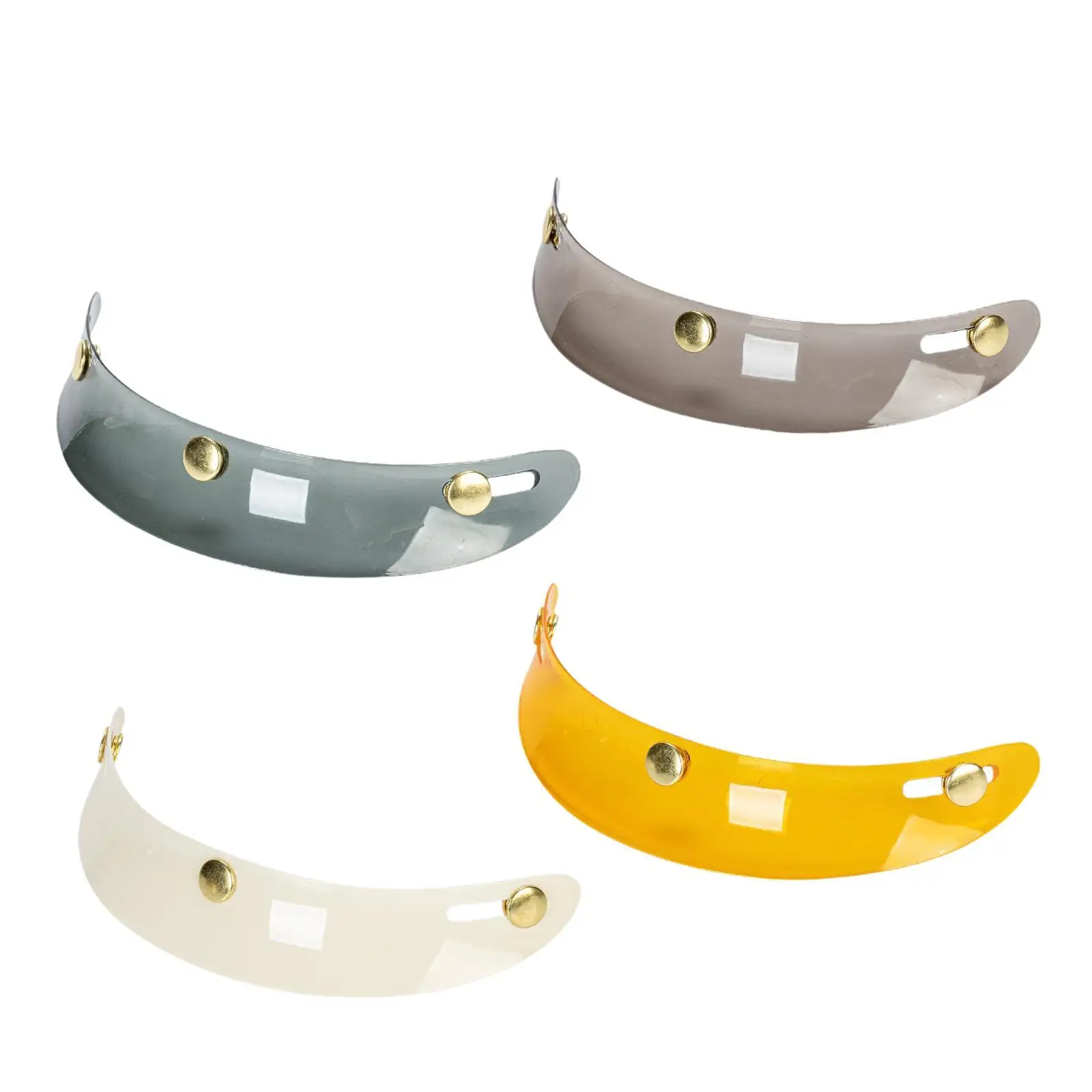 خوذة الذروة قناع الملحقات العالمية حامي الحماية من الشمس 3/4 وجه مفتوح