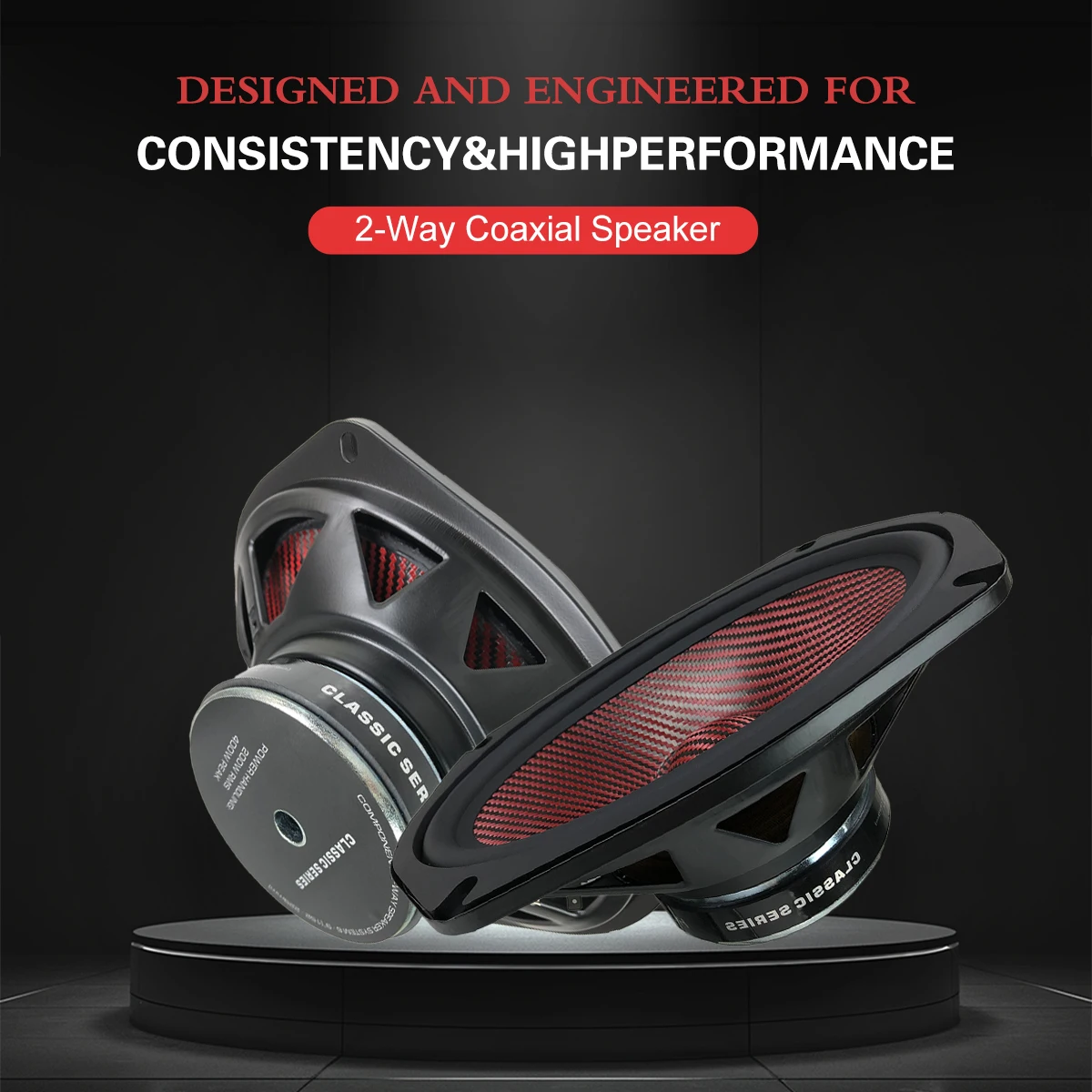 Zeming YS69202 Componentluidspreker 6x9 inch 2-weg autoconponentluidspreker Eenvoudige installatie en verbeterde basreactie