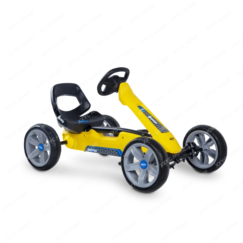 Children Fitness Cycling Four-Wheel Pedal Karting Shock Absorber Anti-Fall Car Boys and Girls Toys