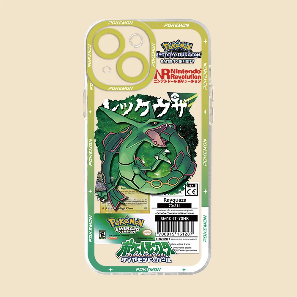 Phone Case for iPhone 15 Pro Max 13 14Pro XSmax 7 8 Plus 11pro 6 X XS 12 Mini 6 Clear Fundas Cover Pokemon Gengar Greninja Anime - náhled 3