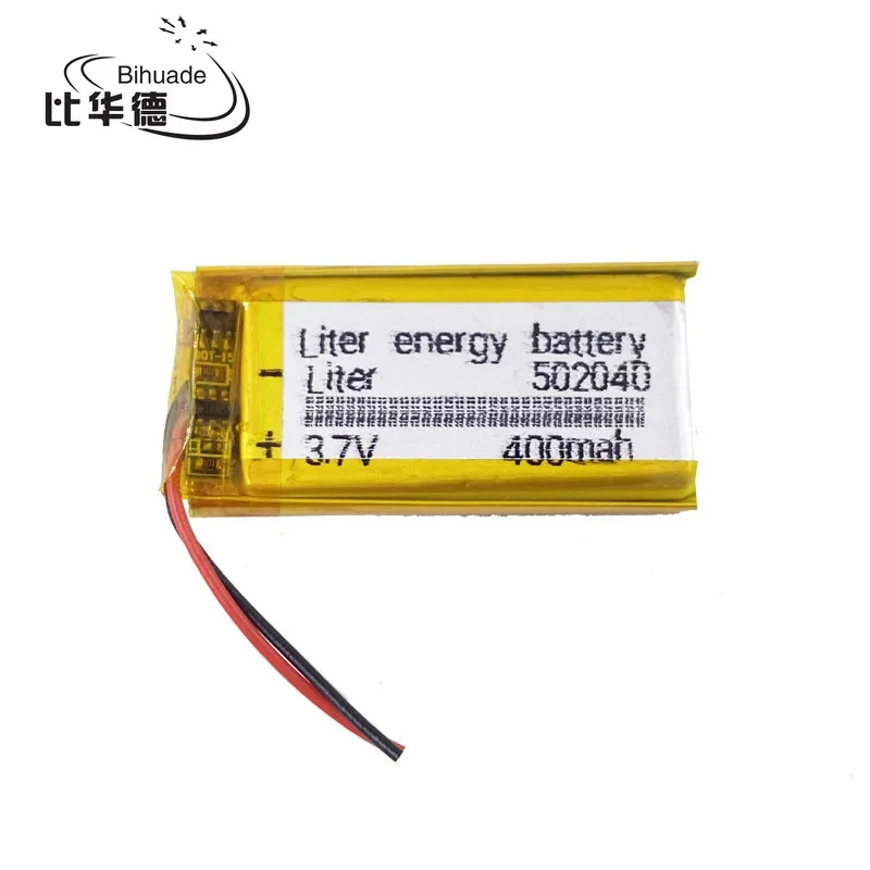 10pcs 3.7V,400mAH,502040 PLIB; polymer lithium ion / Li-ion battery for GPS,mp3,mp4,mp5,dvd,bluetooth,model toy mobile bluetooth