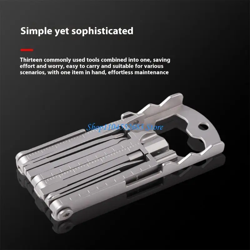 Y6GD Lightweight All Purpose Tool Combines Screwdriver Wrench Card Ejectors For Cycling Maintenance