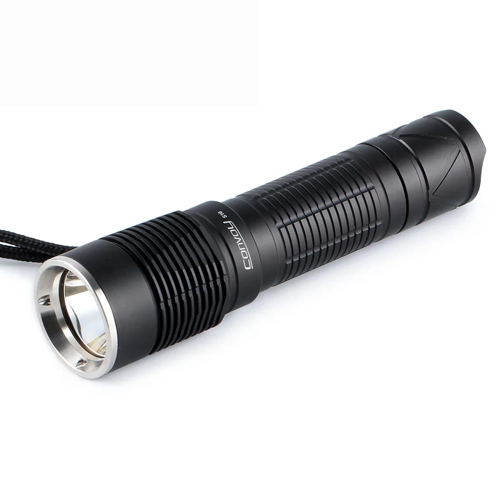 Convoy S16 SST40 Flashlight Led Lanterna 21700 High Power Torch EDC Flash Light Camping Fishing Portable Lighting Work Lamp