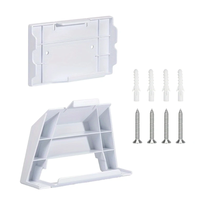 Sturdy Plastic Wall Mounting Bracket for Star Gen3 Routers Efficient Heat Dissipation Space Saving Design 896C