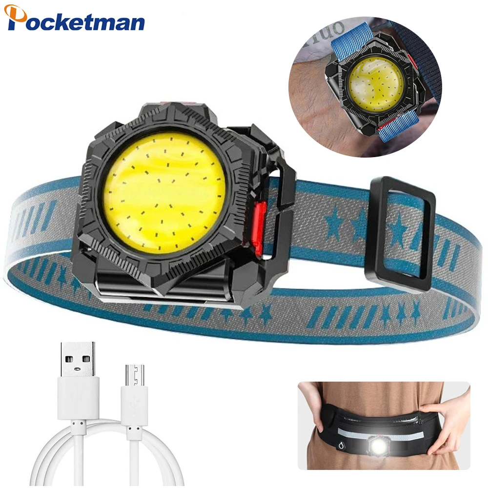 

Tactical Ultra Bright Charging Flashlight Outdoor Multifunction 3-in-1 Portable Headlight for Running Hiking Camping Fishing