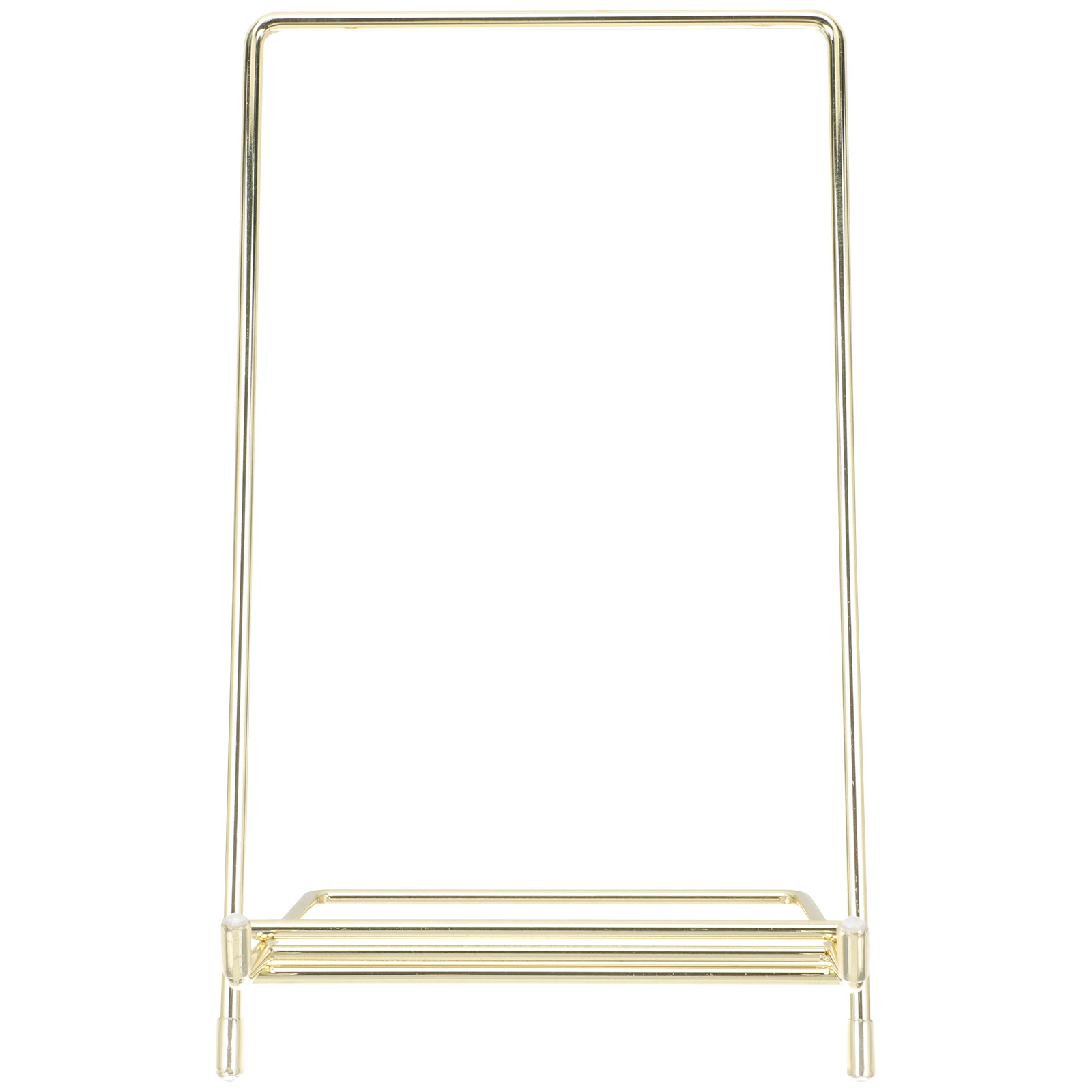 

Stainless Steel Plate Cookbook Stand Picture Frame Holder Artwork Display Easel For Home Office Wedding Decor Small Book Frame