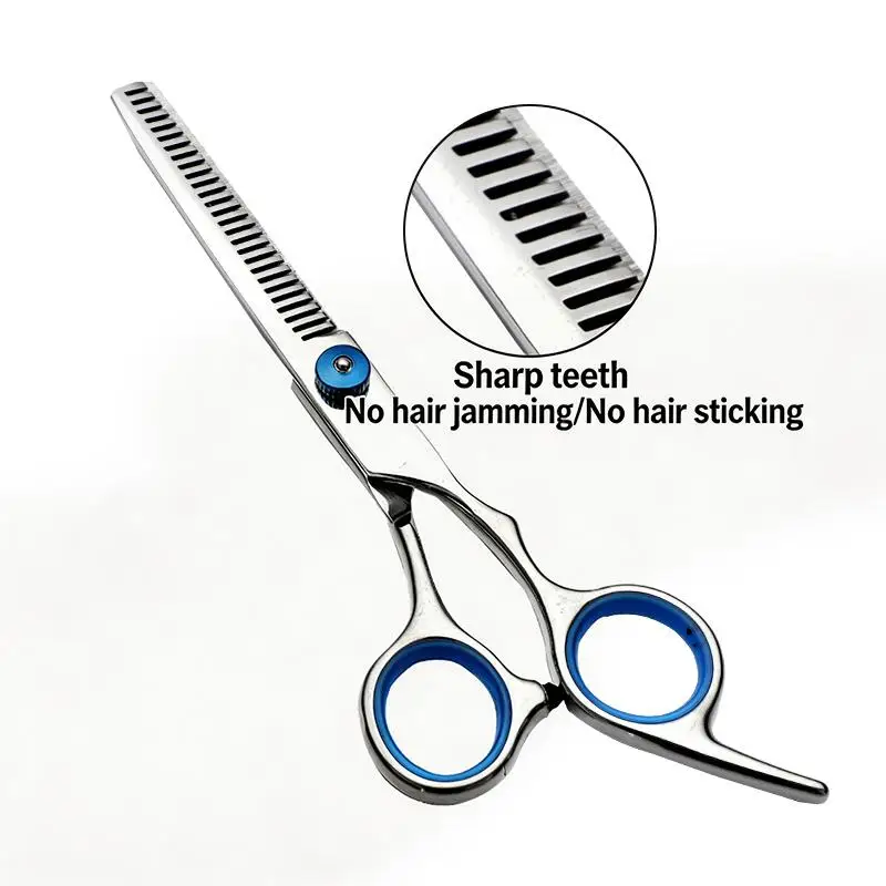 Professionelles Friseurscheren-Set 6 Zoll Inklusive Schneidescheren und Effilierscheren für Friseursalon, Barbier und Haarpflege zu Hause – Detail 5