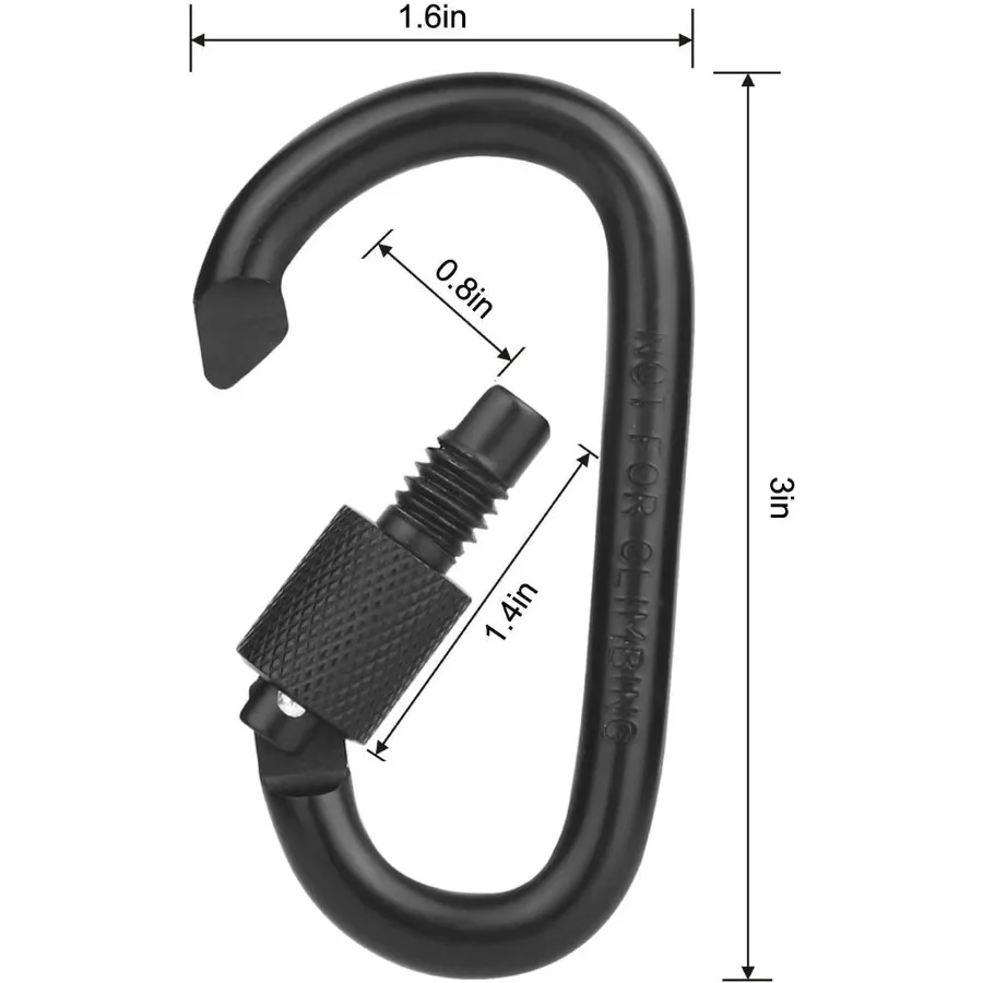 قفل حلقة تسلق كليب 3 Ih D مقاطع حلقة الربيع Sp مفتاح سلسلة هوك المسمار بوابة الألومنيوم حلقة تسلق للسفر في الهواء الطلق التخييم الأسماك #6