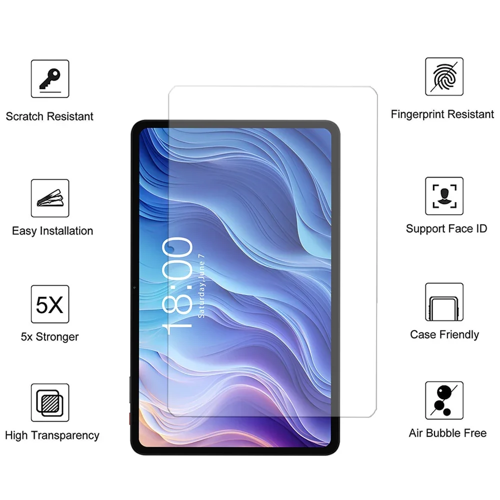 3PCS Glass screen protector for Teclast T60 12'' Tempered 3Pcs s protective tablet film