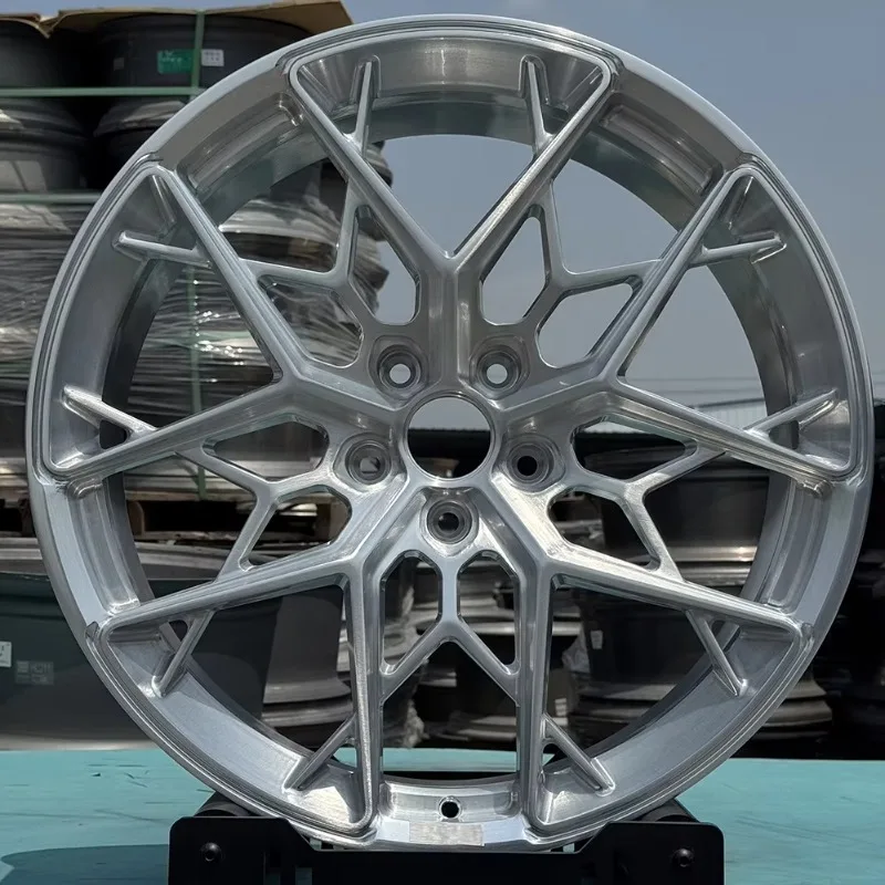 Custom Forged Alloy Wheels 19 20 21 22 Inch 6061-T6 Alloy Brushed 5x112 Monoblock Wheel Rims SF90 F430 F12 Car Ferrari For Audi