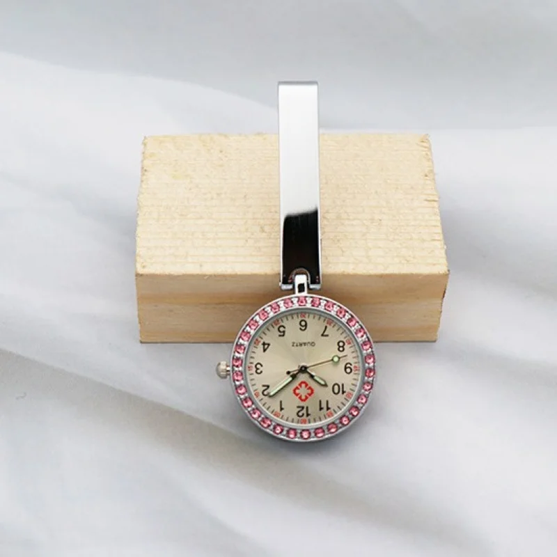 Verpleegster Horloge Schijf Met Waterdicht Zakhorloge Unisex Medische Pin Borst Horloge Pointer Horloge Grote Wijzerplaat