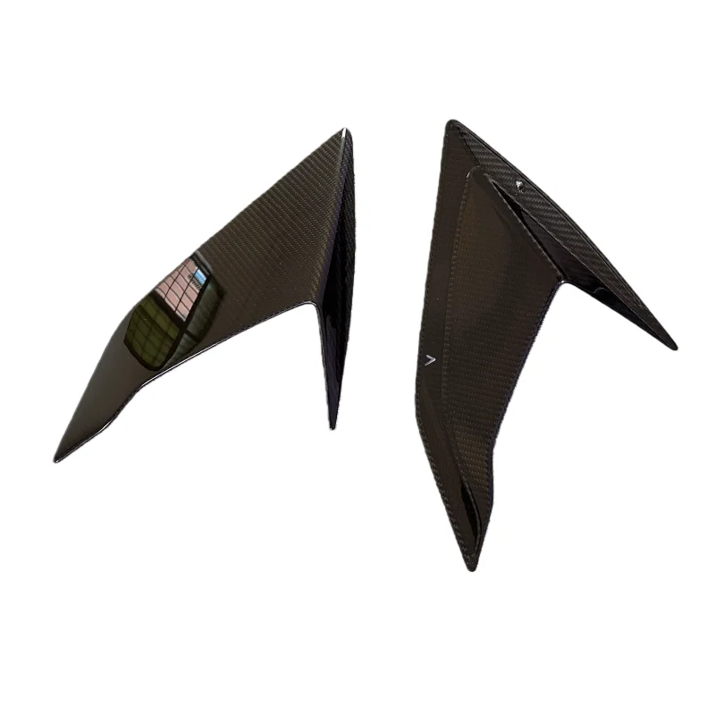 Dry Carbon Fiber Rear Fender air Vent Body Kit for Huracan STO Upgrade V Style Rear air Vent Decorative air Kit