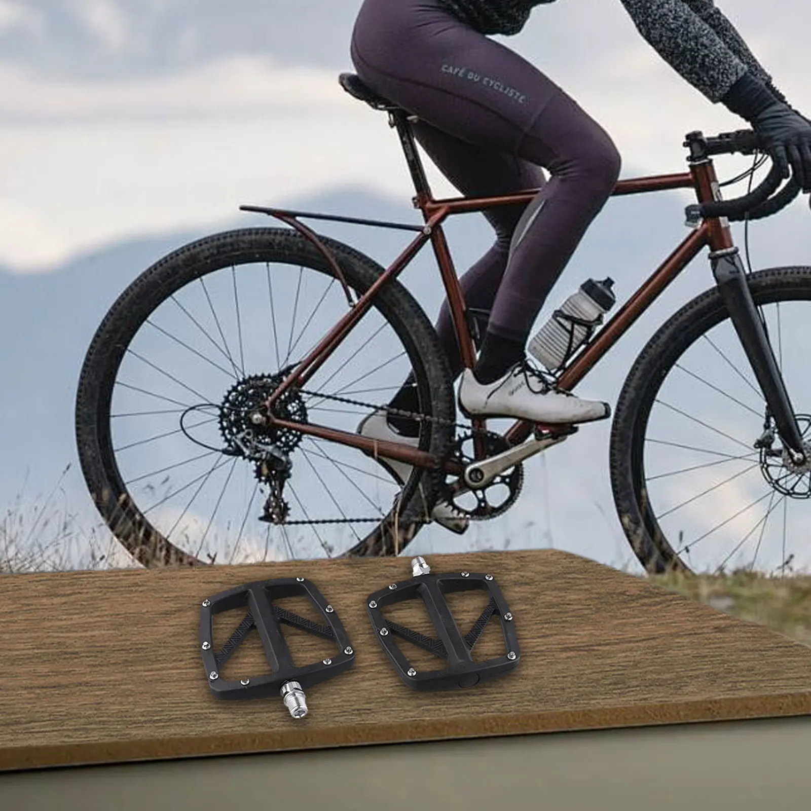 

Cycling Nylon Anti Skid Design Compact High Quality Nylon Perfect Workmanship Wear Resistant Pair Road Bike Pair Of