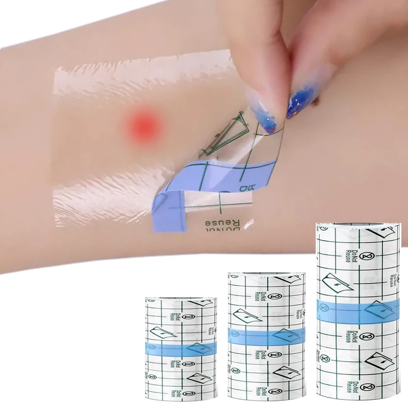Wasserdichte Stretch-Klebeverband, schützende, klare, transparente Verbandfolie, Einweg-Abdeckung, Verbandband für Tätowierungen, Dusche