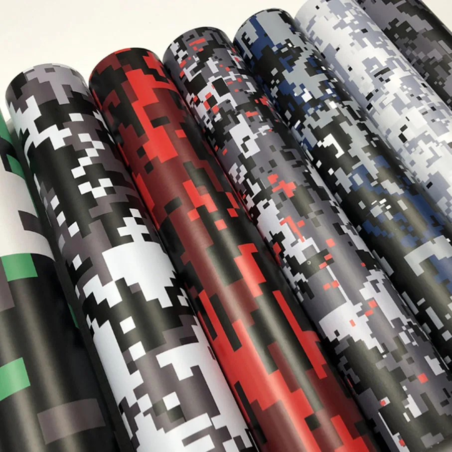

50cm*100cm/Roll Vinyl Sticker Bomb Wrap Car Stickers Camo Vinyl Car Wrapping Film For Vehicle Laptop Computer