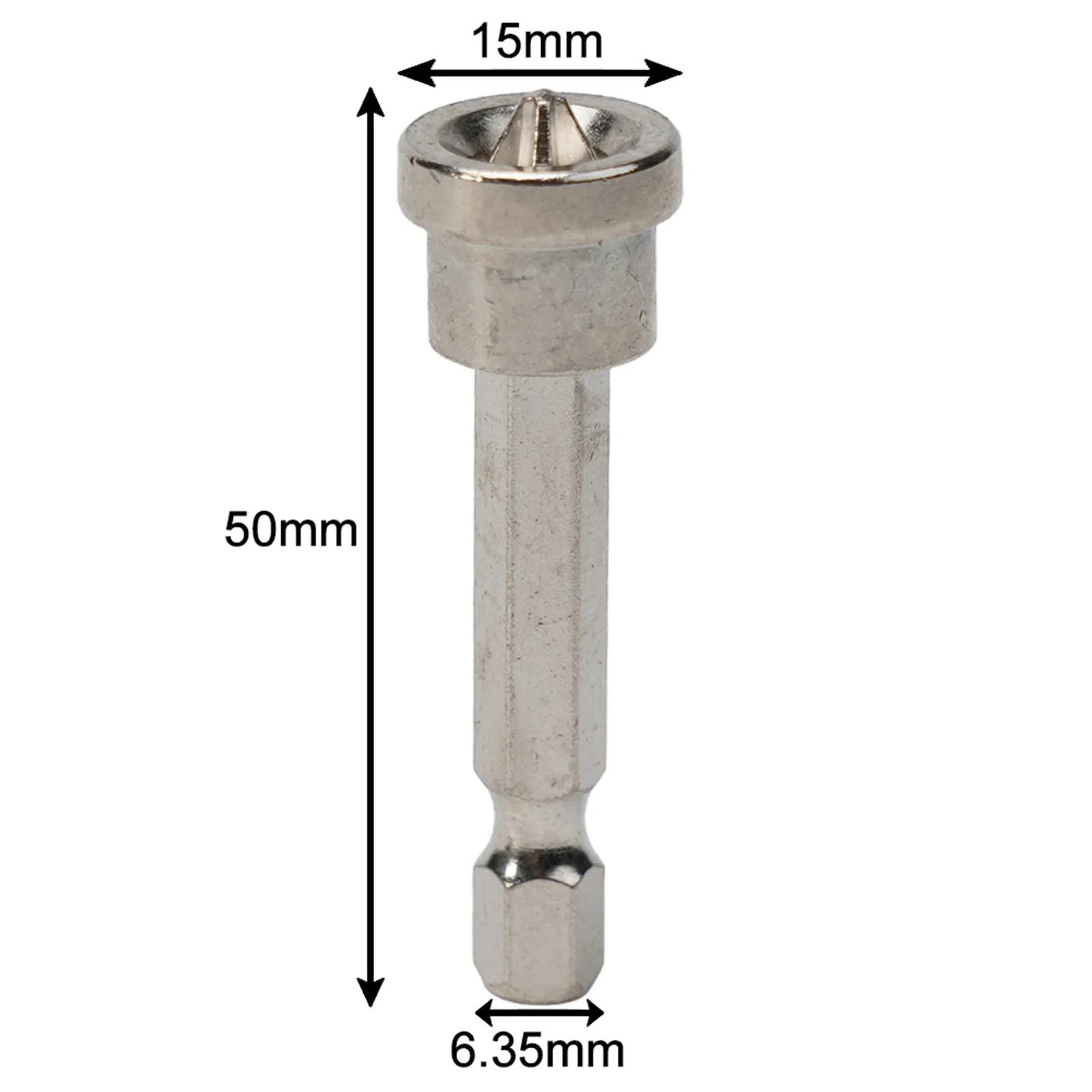 3xMagnetic Positioning Screwdriver Bit Head Woodworking Screw Hex Shank 25/50mm For Household Appliances Repair And Installation