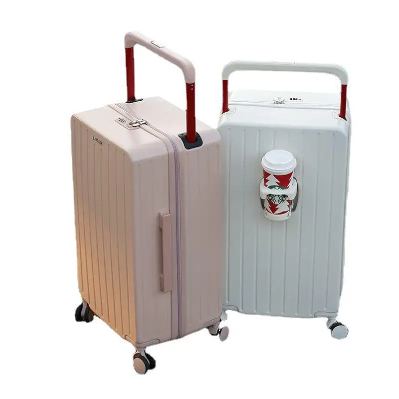 Multifunctional luggage wide trolley stylish travel case strong and durable G959